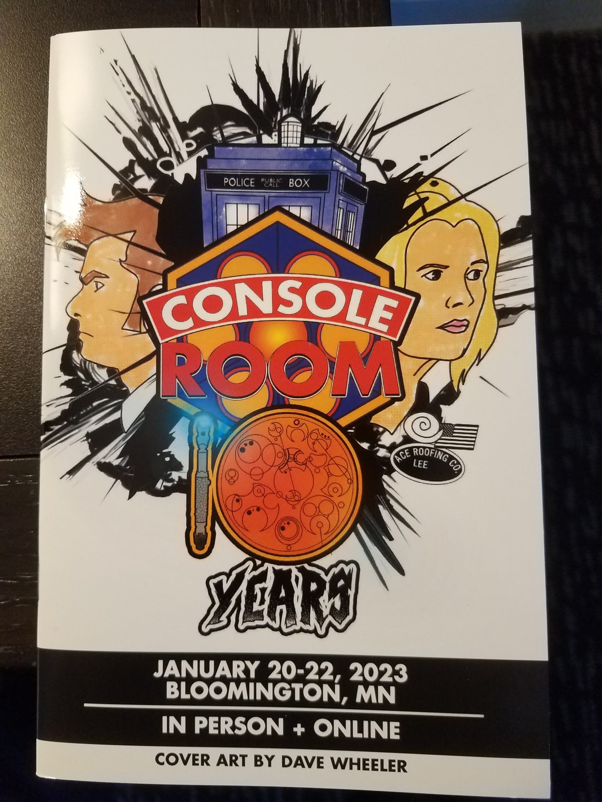 Console Room 2023 program Cover