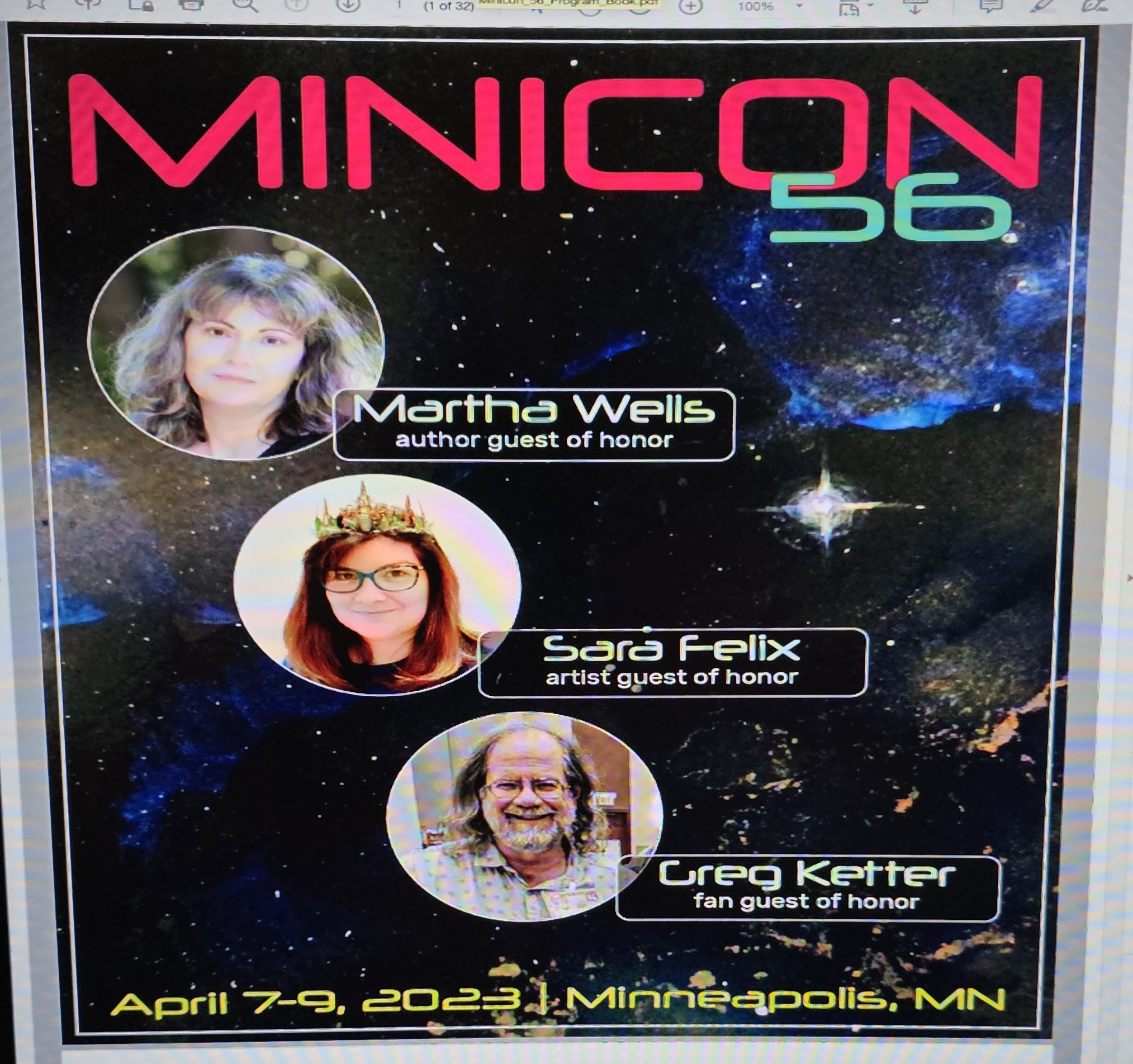 Minicon 56 Program Cover 2023